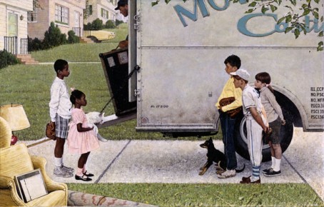 norman-rockwell-new-kids-in-the-neighborhood-1967