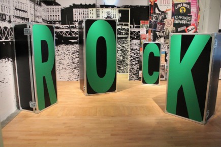Expo Rock une histoire nantaise- Scènographie - Franck Amouroux
