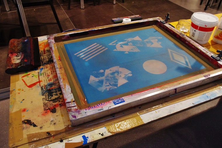 Initiation à la sérigraphie avec l’Atelier du Bourg