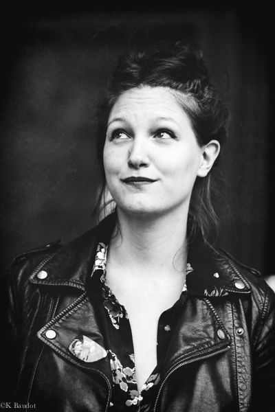 Sophie Lécuyer, photo-portrait à l’encre noire